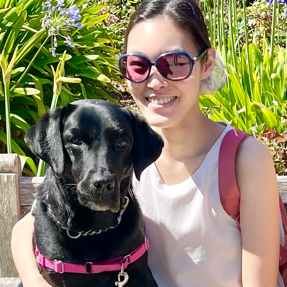 Doreen Hsu, Ph.D. and Dog-tor Tiffany