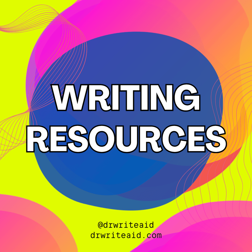 General Writing Resource&nbsp;List